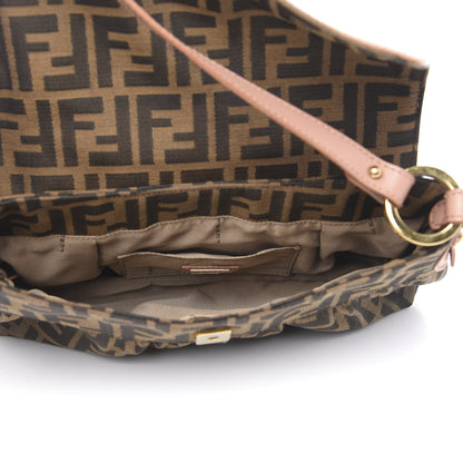 Fendi Zucca Cuoio Lucido Small Chef Shoulder Bag Tobacco Bois de Rose 5 of 10