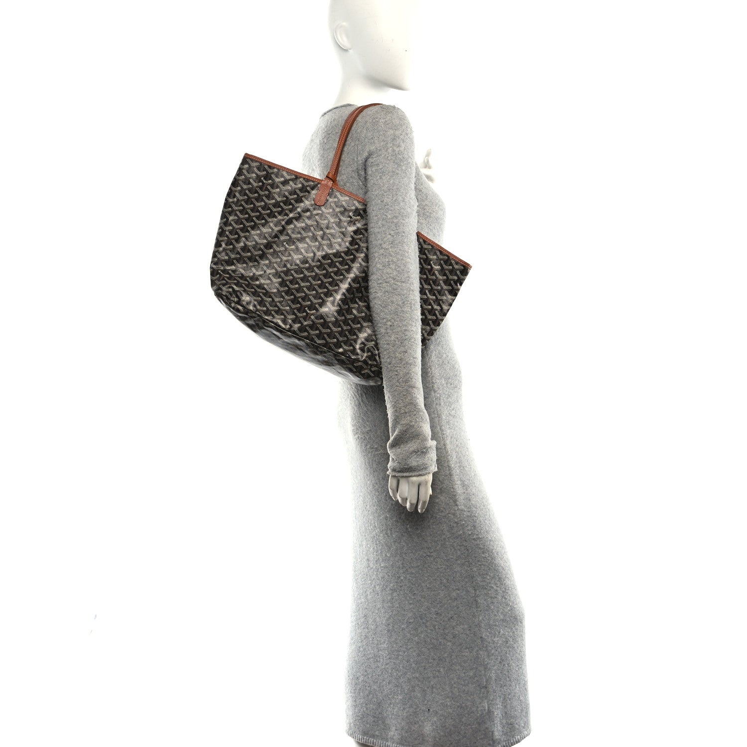 Goyard Goyardine Saint Louis PM Black Gold 2 of 12