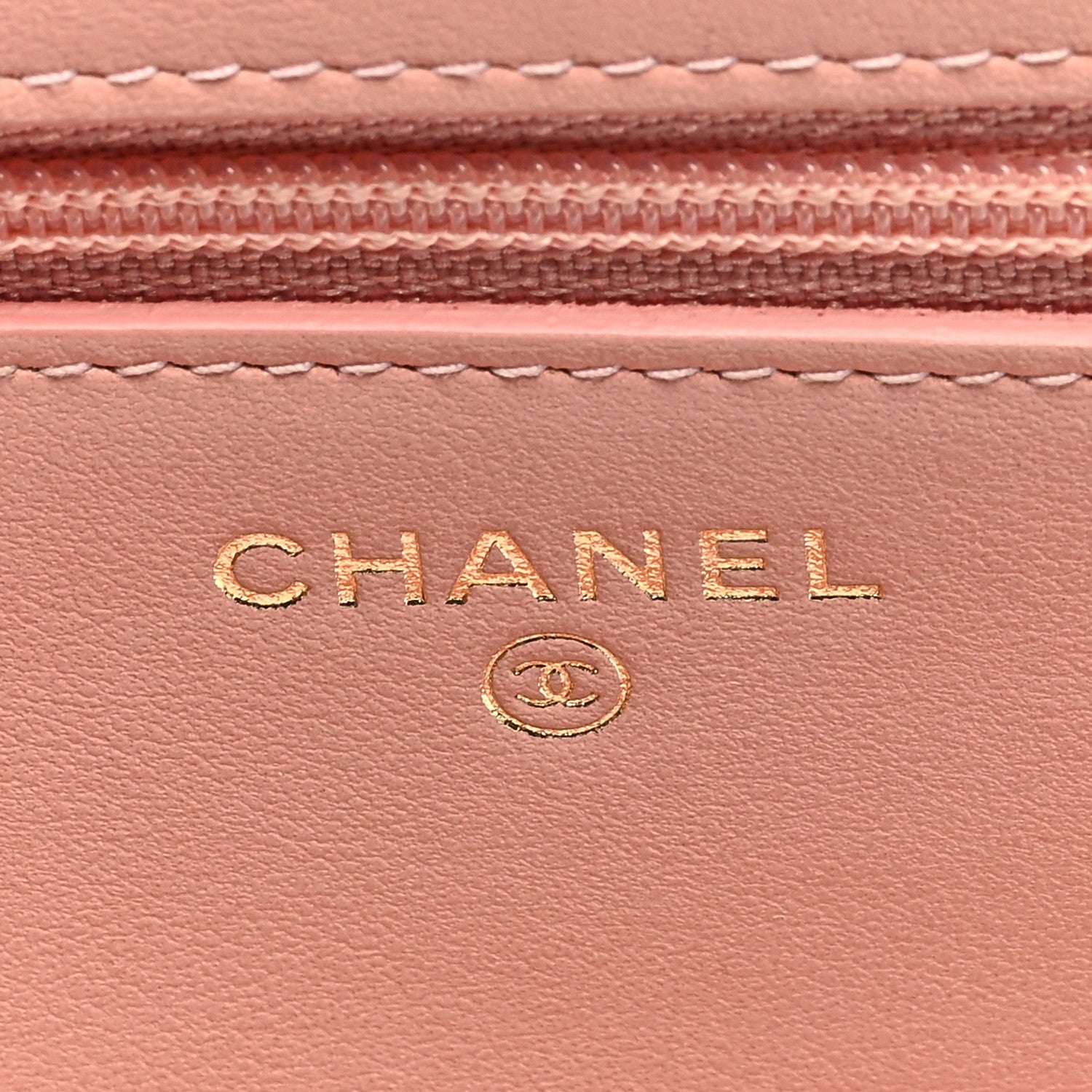 Chanel Caviar Quilted CC Filigree Wallet On Chain WOC Pink 6 of 9