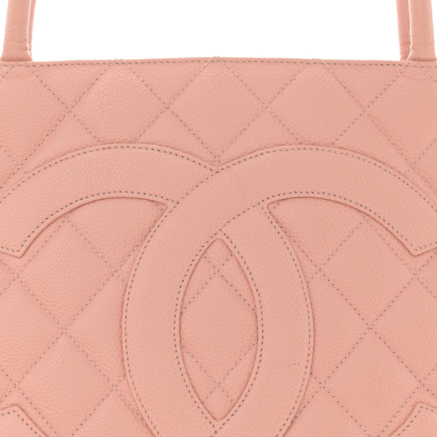 Chanel Caviar Quilted Medallion Tote Light Pink 8 of 16