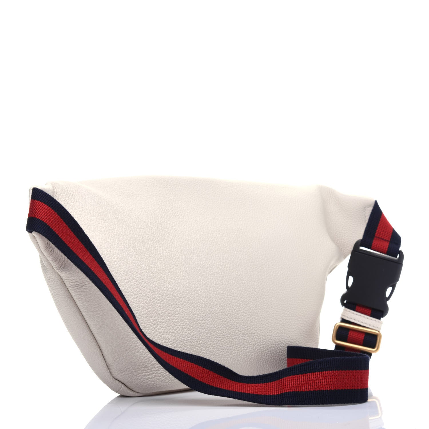 Gucci Grained Calfskin Logo Belt Bag White 3 of 12