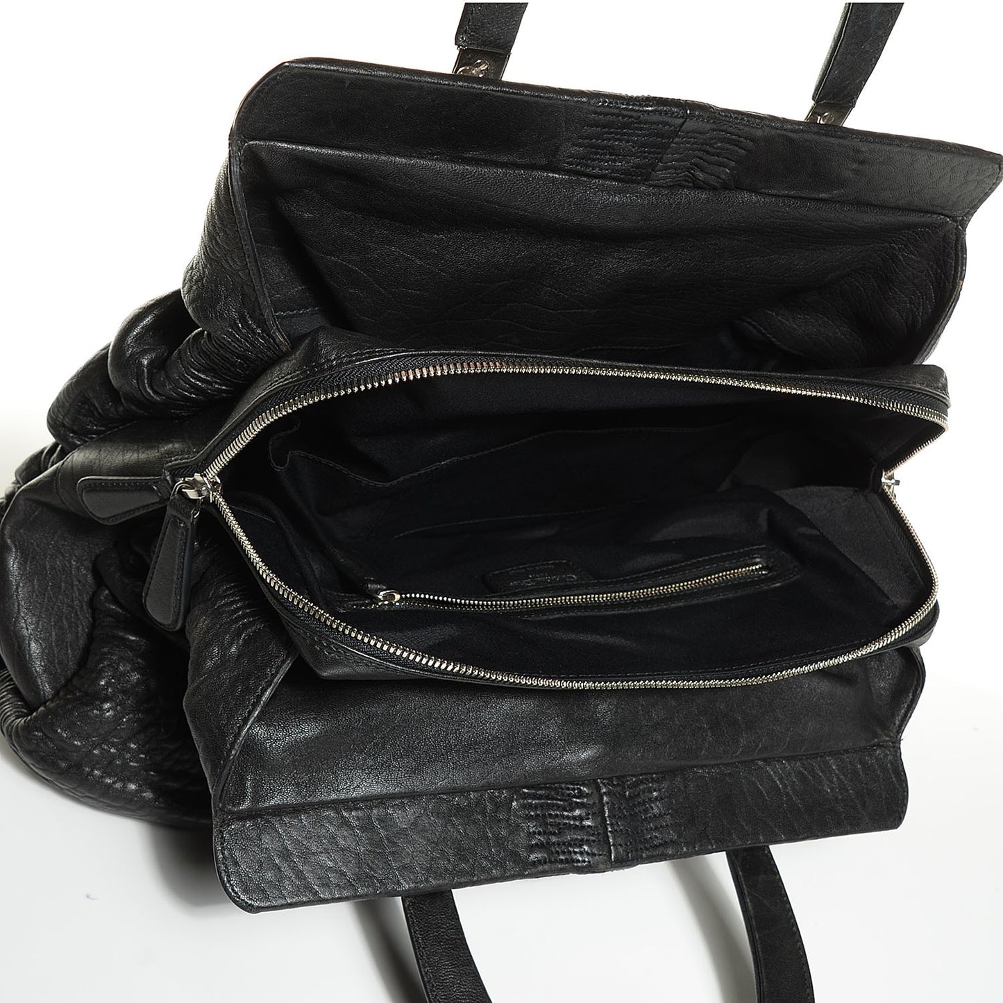 Lambskin Large Karenina Tote Black