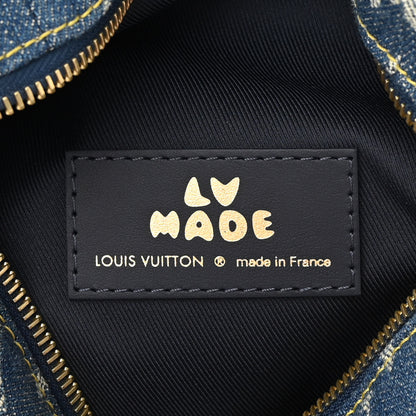 Louis Vuitton X NIGO Taurillon Monogram Denim Japanese Cruiser Blue 6 of 10