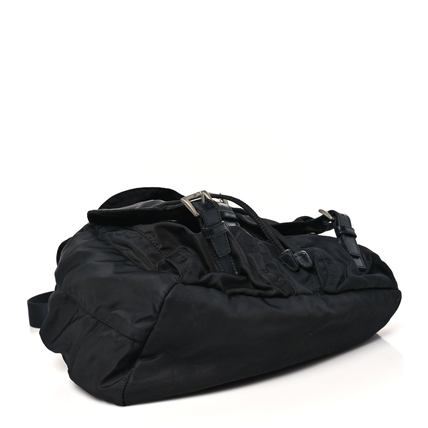 Prada Nylon Vela Medium Backpack Black 4 of 9