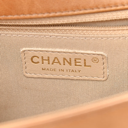 Chanel Calfskin New Medium Boy Flap Light Brown 6 of 13