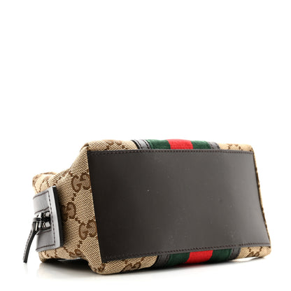 Gucci Monogram Web Small Cosmetic Case Dark Brown 4 of 9