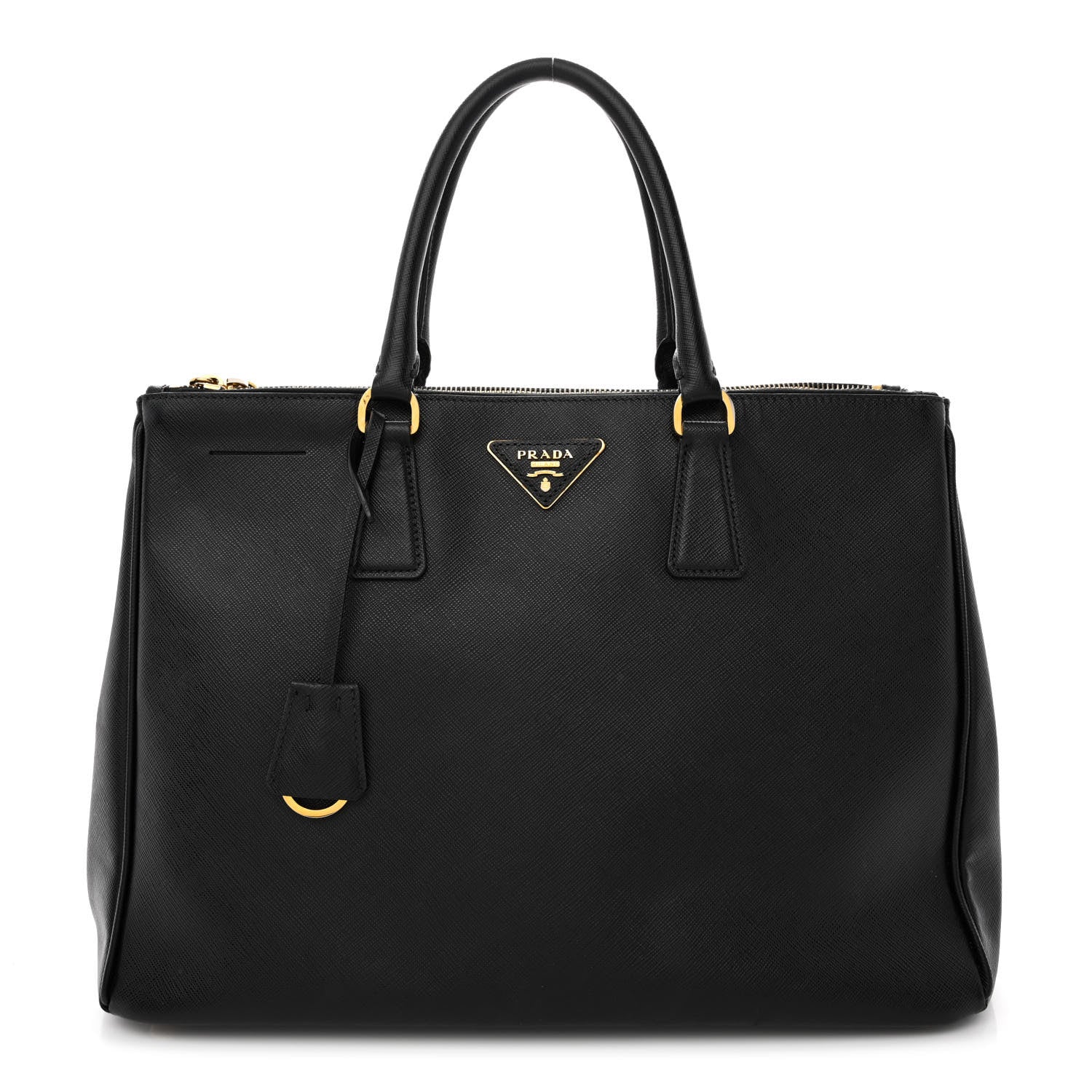 Prada Saffiano Medium Galleria Double Zip Tote Black 1 of 17