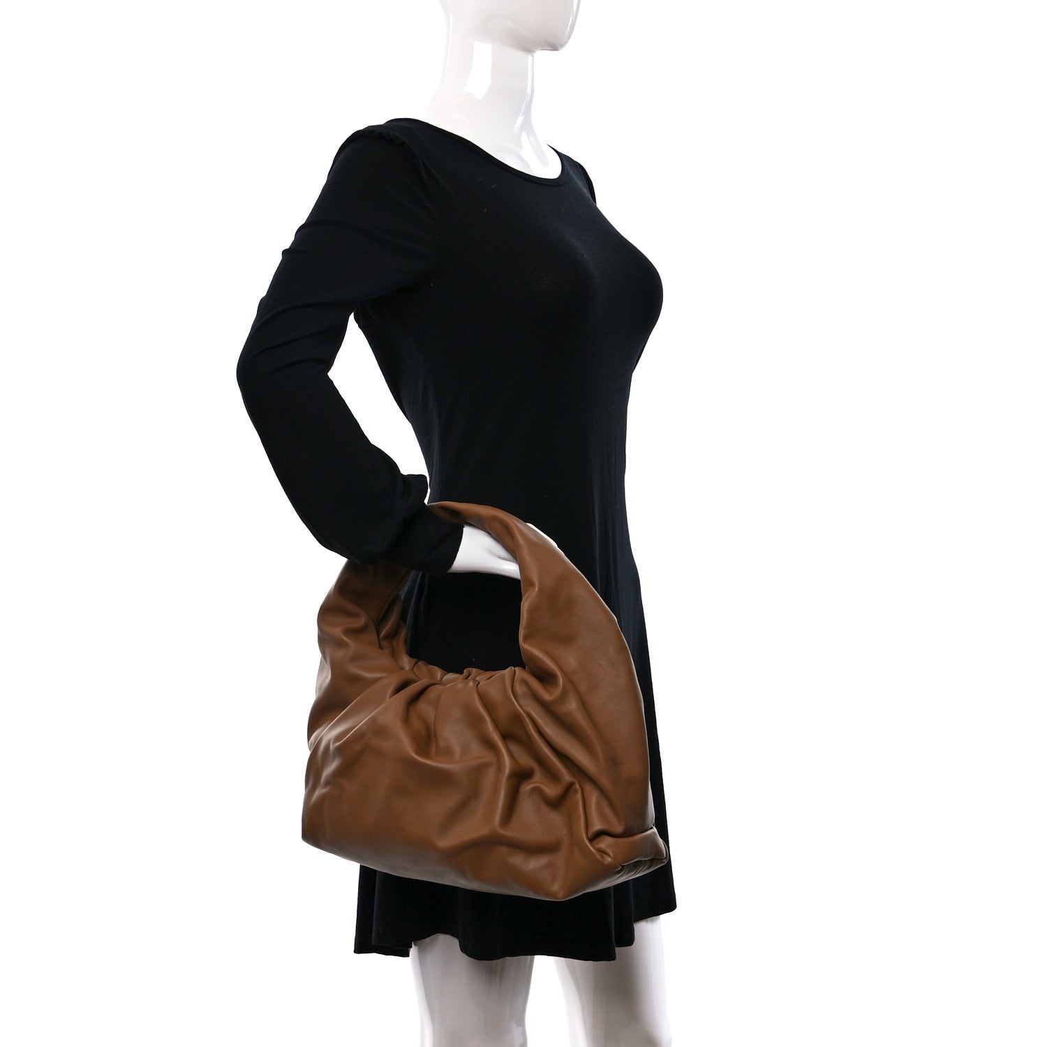 Bottega Veneta Smooth Butter Calfskin Small The Shoulder Pouch Moutarde 2 of 11