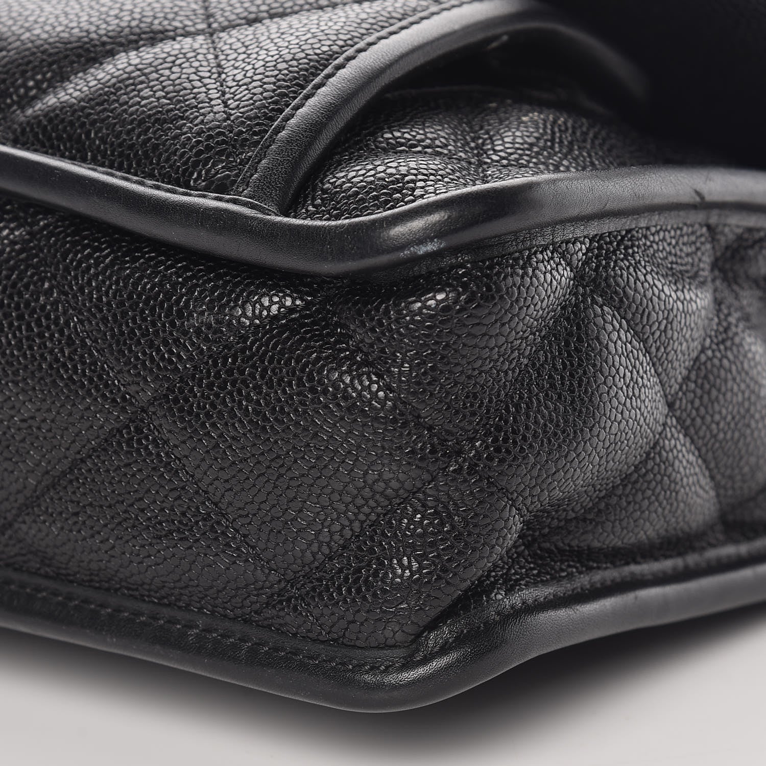Chanel Caviar Quilted Large French Riviera Flap Black 9 of 10