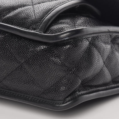 Chanel Caviar Quilted Large French Riviera Flap Black 9 of 10