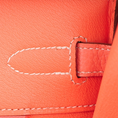 Hermes Taurillon Clemence Birkin 35 Crevette 11 of 26