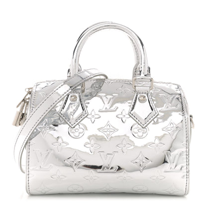 Louis Vuitton Monogram Miroir Speedy Bandouliere 20 Silver 1 of 9