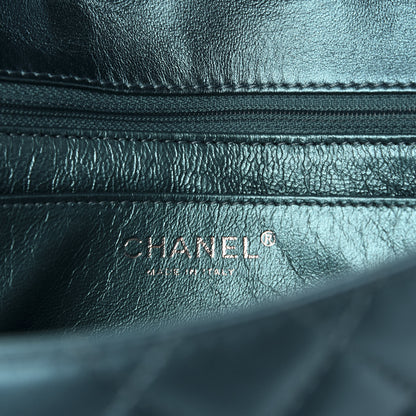 Chanel Metallic Calfskin Quilted Snake Chain 2.55 Reissue Flap Turquoise 6 of 10