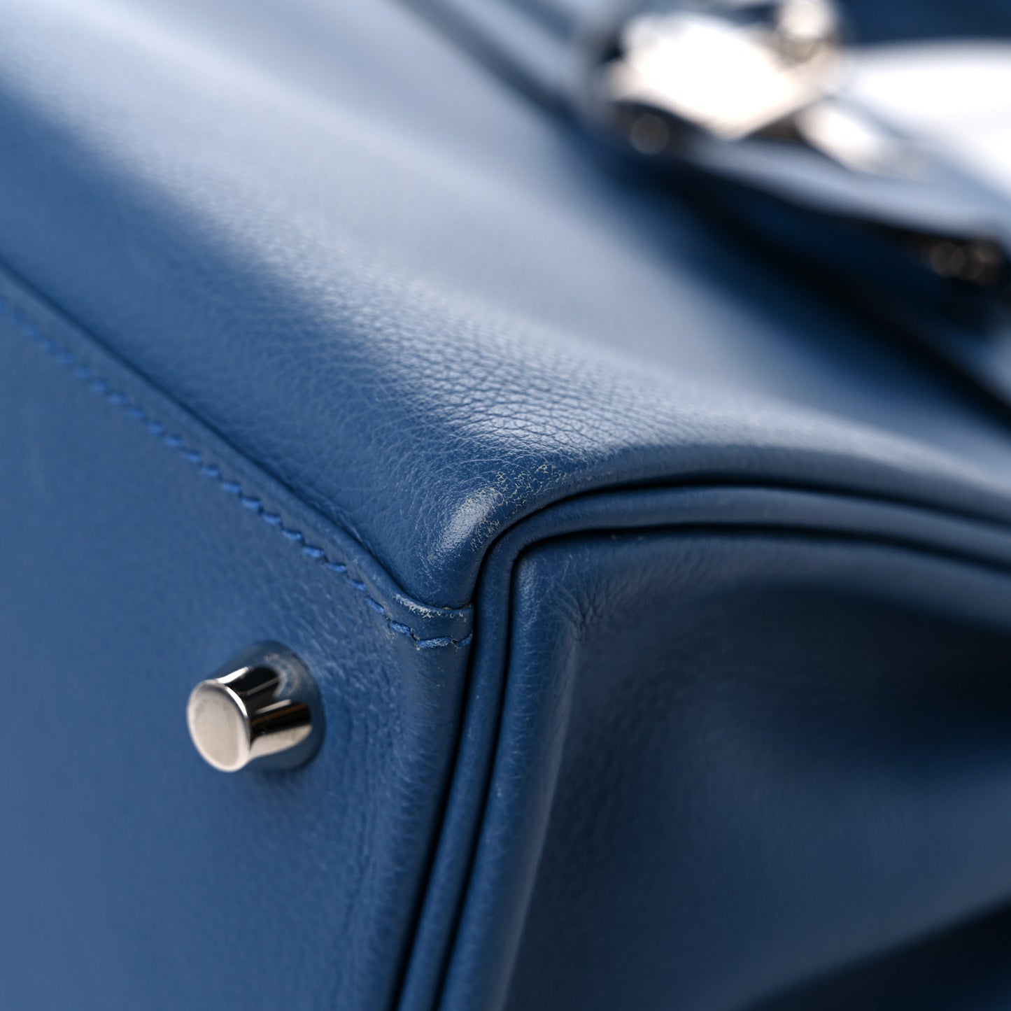 Evercolor Kelly Retourne 28 Bleu Azur
