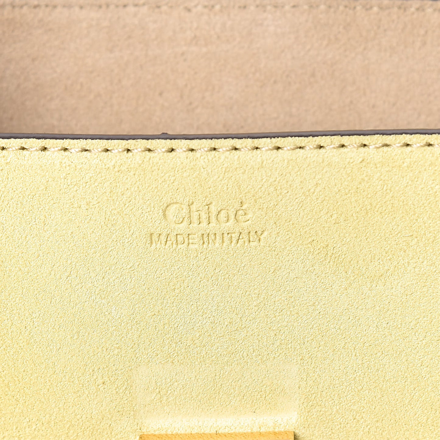 Suede Smooth Calfskin Mini Drew Shoulder Bag Lemonade