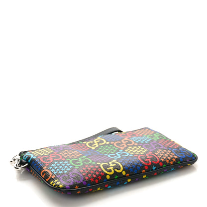 Gucci GG Supreme Monogram Psychedelic iPhone Pouch Black 4 of 8