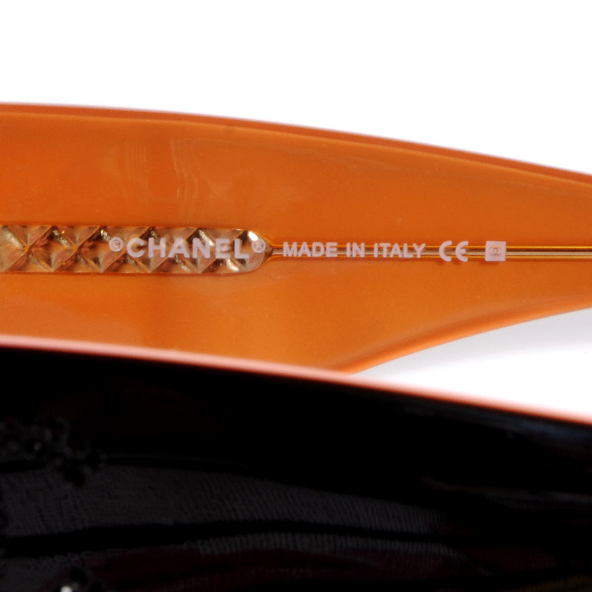 Chanel Black Crystal CC Logo Sunglasses 5096-B Black 4 of 4