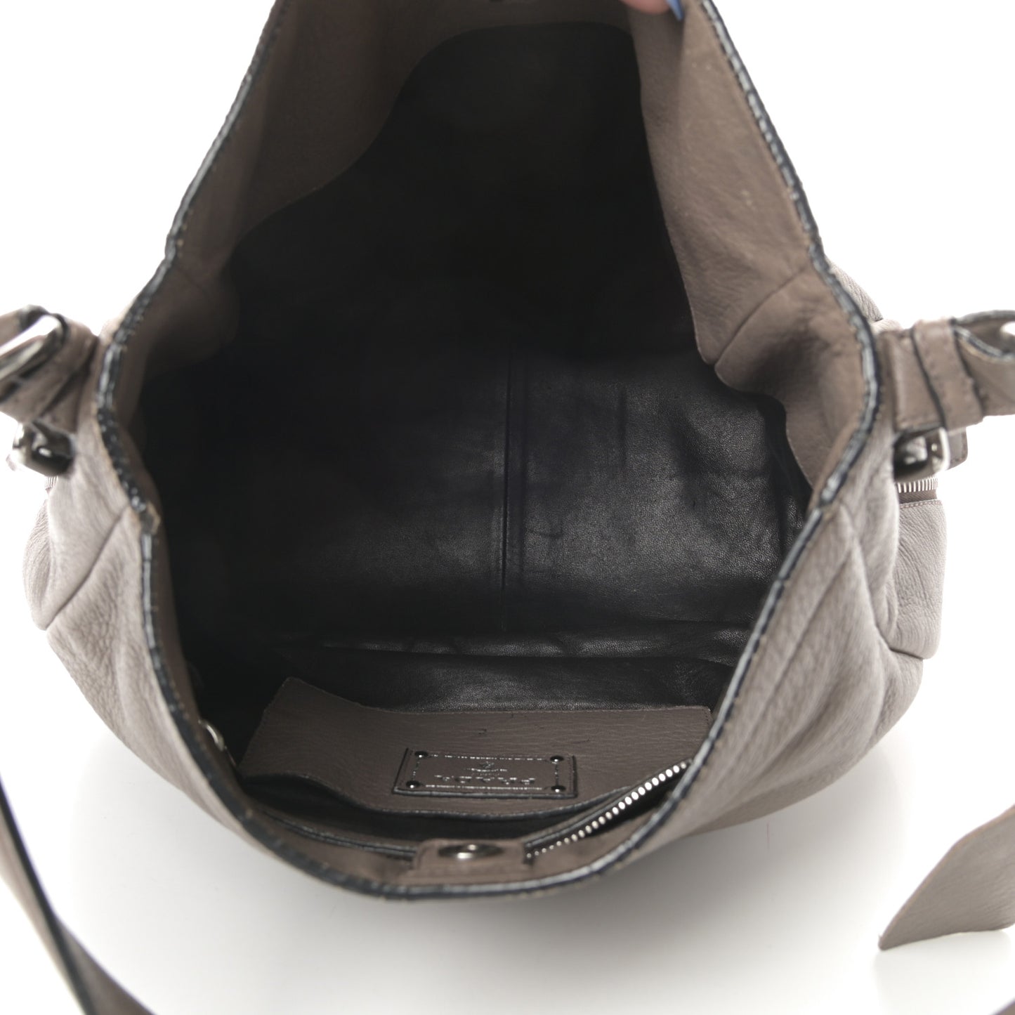 Vitello Daino Shoulder Bag Argilla