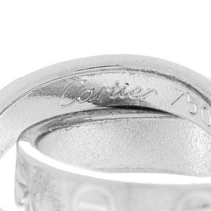 Cartier 18K White Gold Interlocking LOVE Bracelet 7 of 7