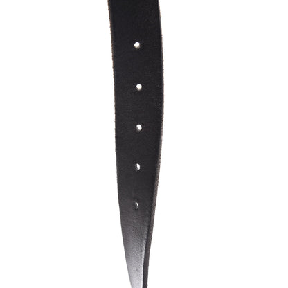 Gucci Cuoio Toscano Nickel Double G 30mm Belt 90 36 Black 5 of 7