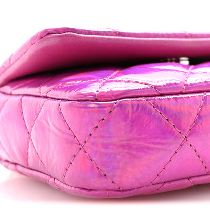 Chanel Patent Lambskin Quilted CC Hook Card Holder Pink 9 of 10