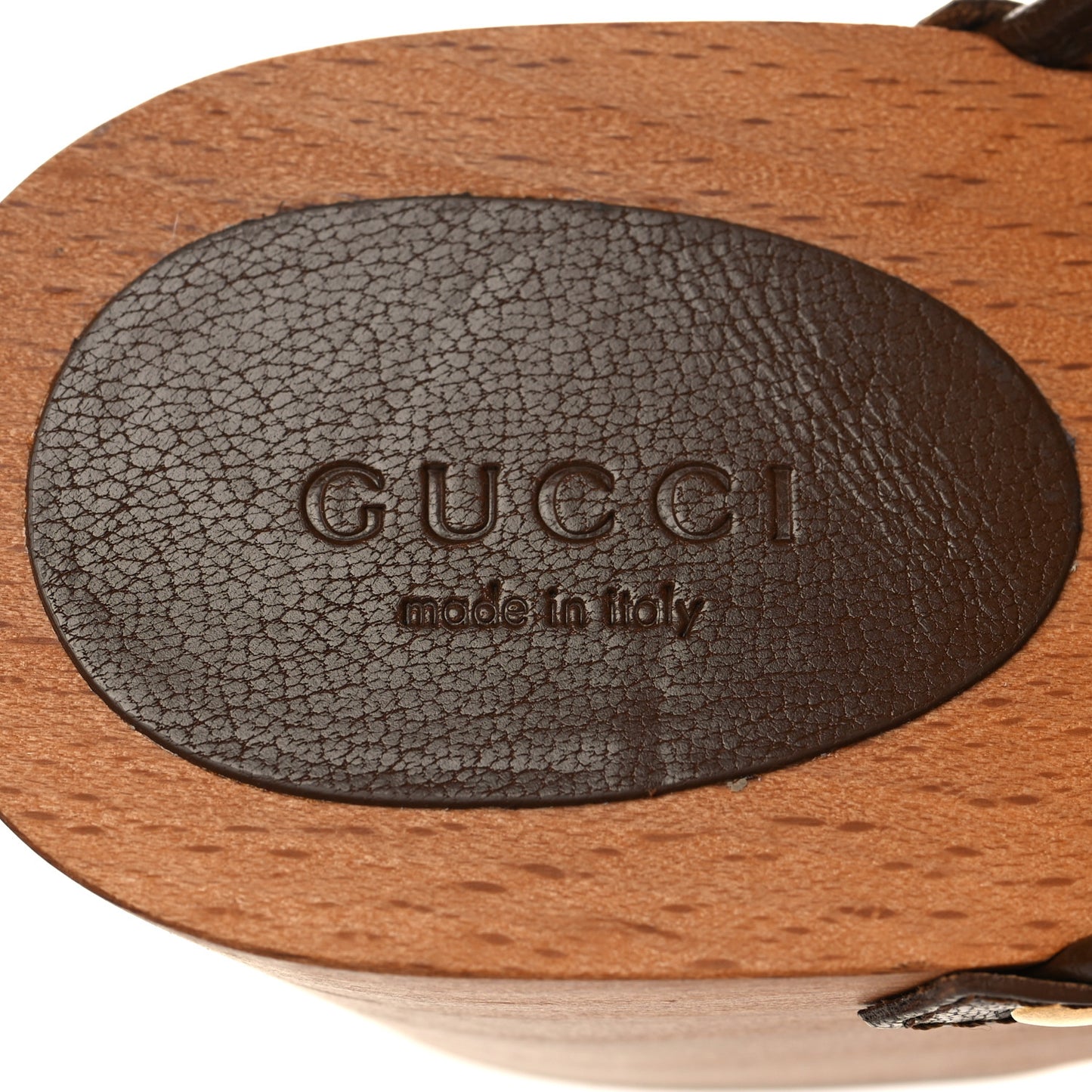 Monogram Goatskin Horsebit Clog Mules 39 Beige Ebony Brown Sugar