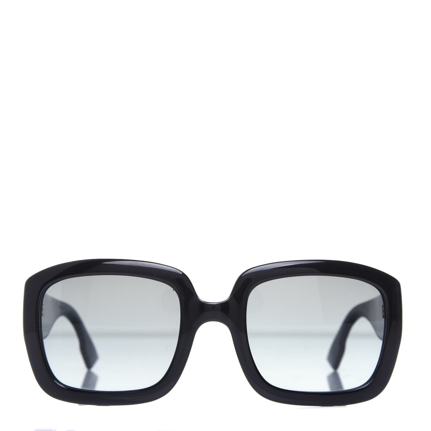 Christian Dior CHRISTIAN Acetate Square DDior Sunglasses Black 2 of 8