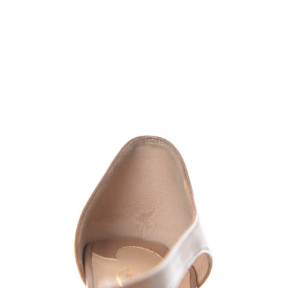 Christian Louboutin Shiny Nappa Catchy One 100 Pumps 36.5 Nude 7 of 8