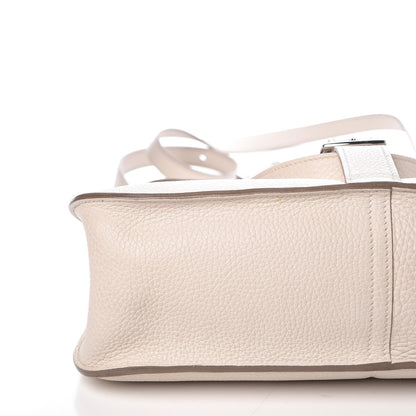 Hermes Taurillon Clemence Halzan 31 GM Craie 12 of 16