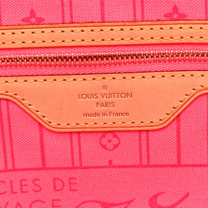 Louis Vuitton Monogram Roses Neverfull MM 6 of 12