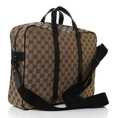 Gucci Monogram Briefcase Dark Brown 3 of 15