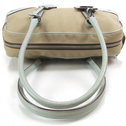 Prada Nappa Bauletto Beige Blue 5 of 12