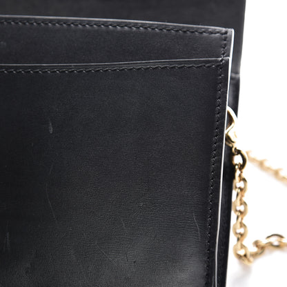 Louis Vuitton Calfskin Chain Louise GM Black 8 of 18