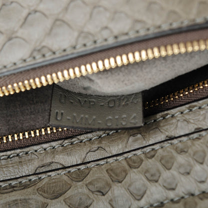 Celine Python Calfskin Medium Trapeze Grey 7 of 7