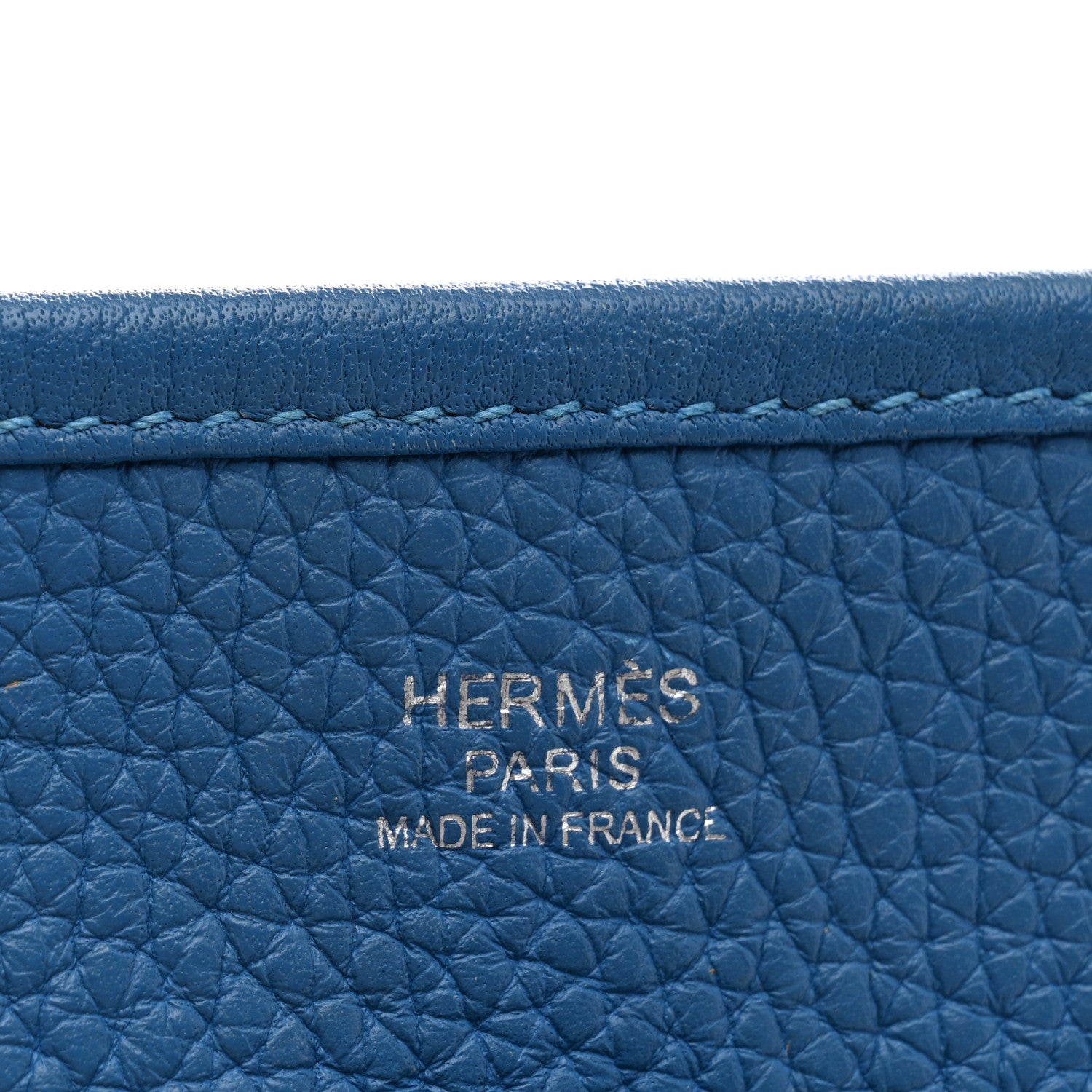 Hermes Taurillon Clemence Amazone Evelyne III PM Mykonos White 6 of 12