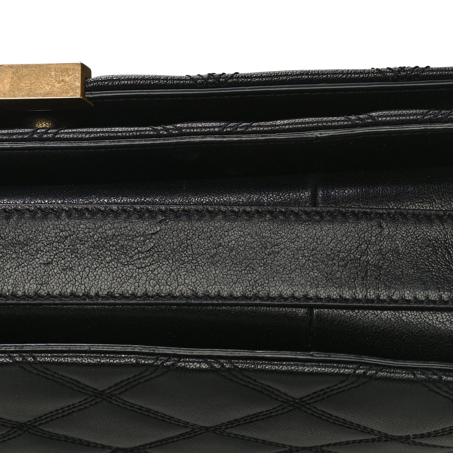 Saint Laurent Lambskin Quilted Small Becky Chain Bag Black 10 of 11