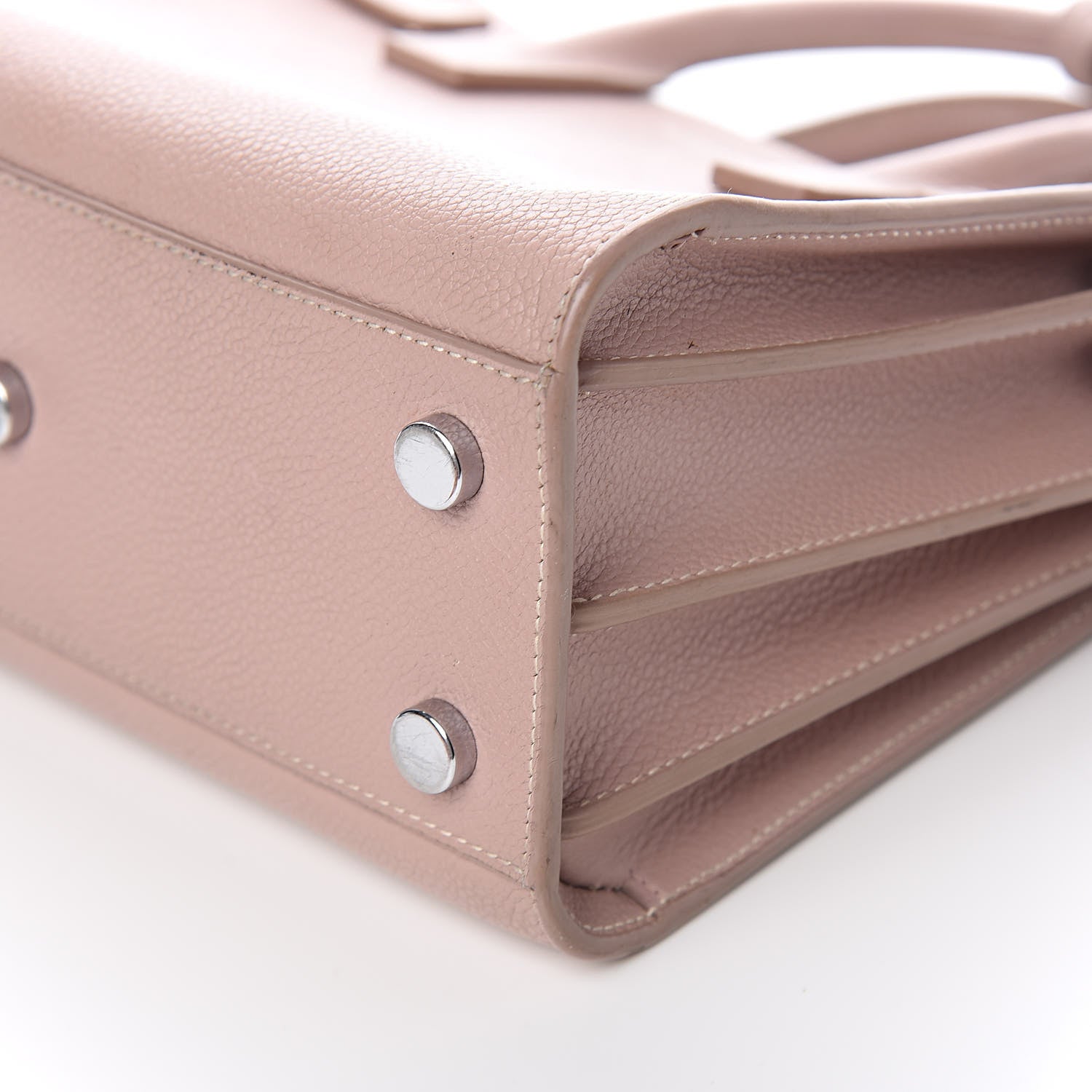 Saint Laurent Grained Calfskin Nano Sac De Jour Antique Rose 11 of 13