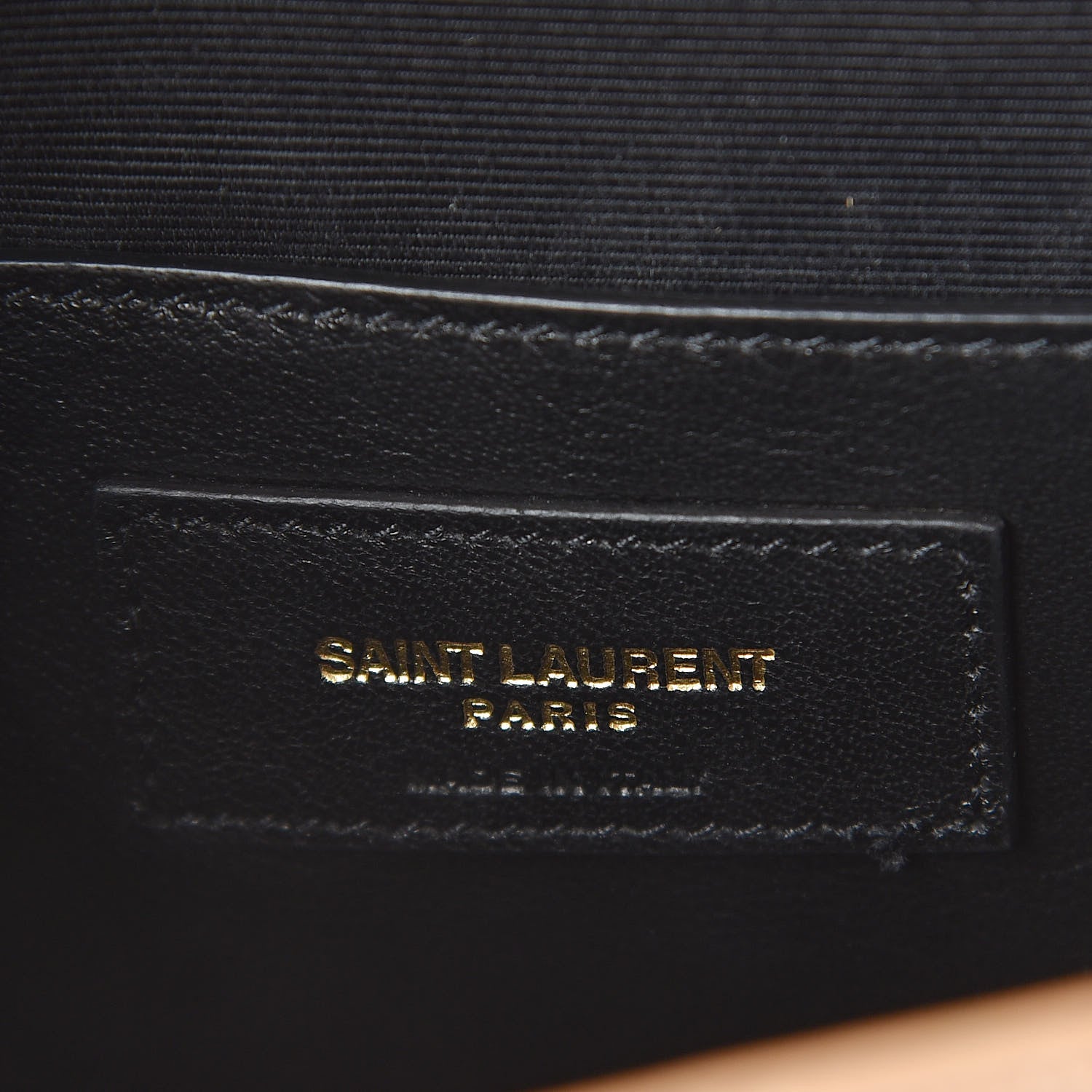 Saint Laurent Grain De Poudre Textured Mixed Matelasse Triquilt Small Monogram Satchel Cork 6 of 9