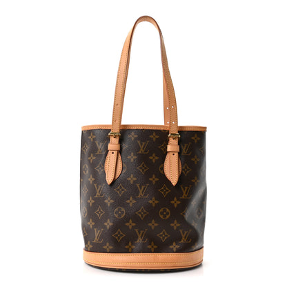 Louis Vuitton Monogram Petit Bucket 23 1 of 9
