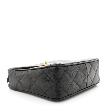 Chanel Caviar Quilted Flap Camera Case Black 4 of 13