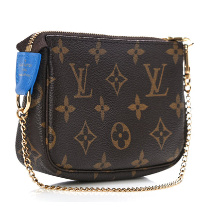Louis Vuitton Monogram 2019 Christmas Animation Mini Venice Pochette Accessories Blue 3 of 10