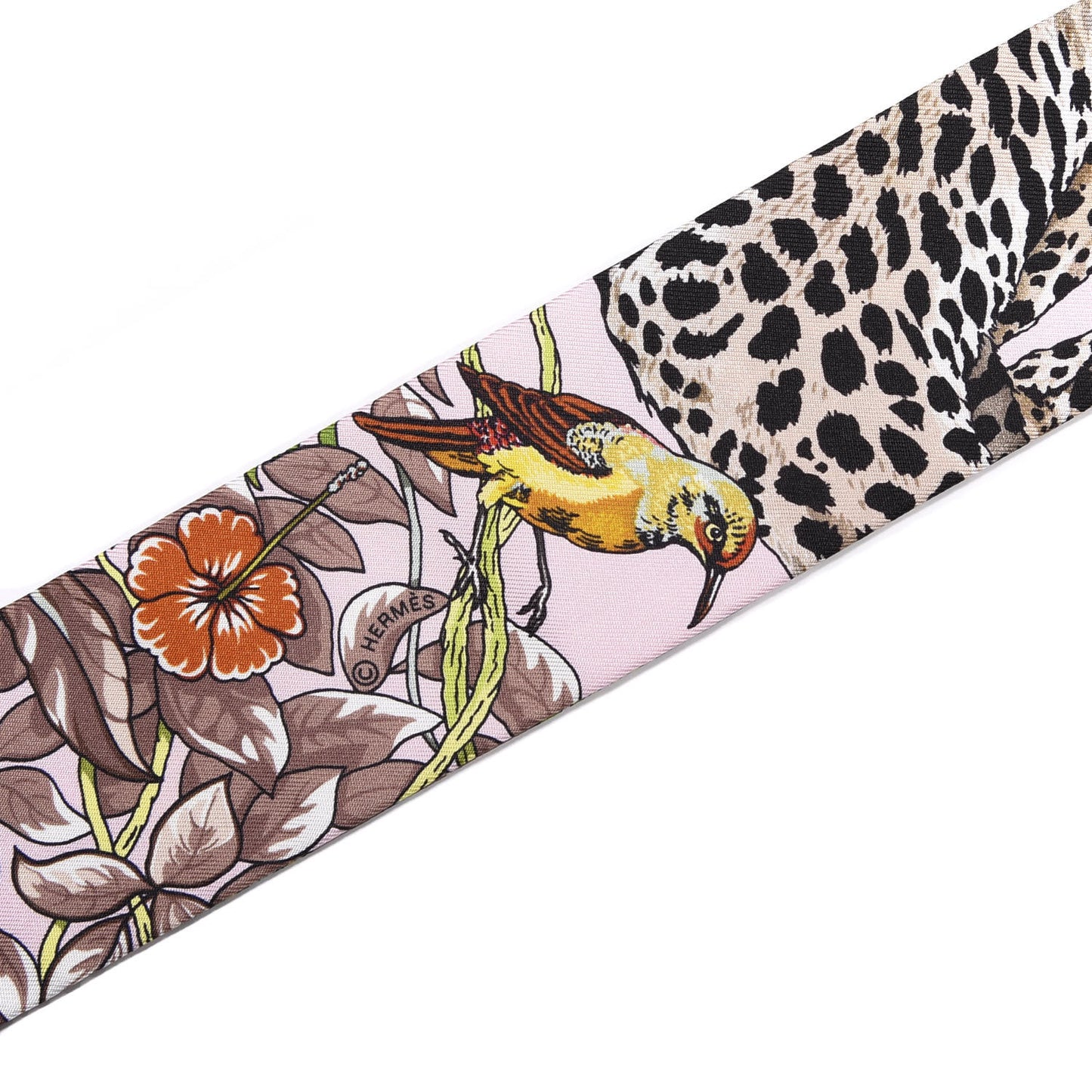 Silk Jungle Love Love Twilly Rose Pale Etoupe