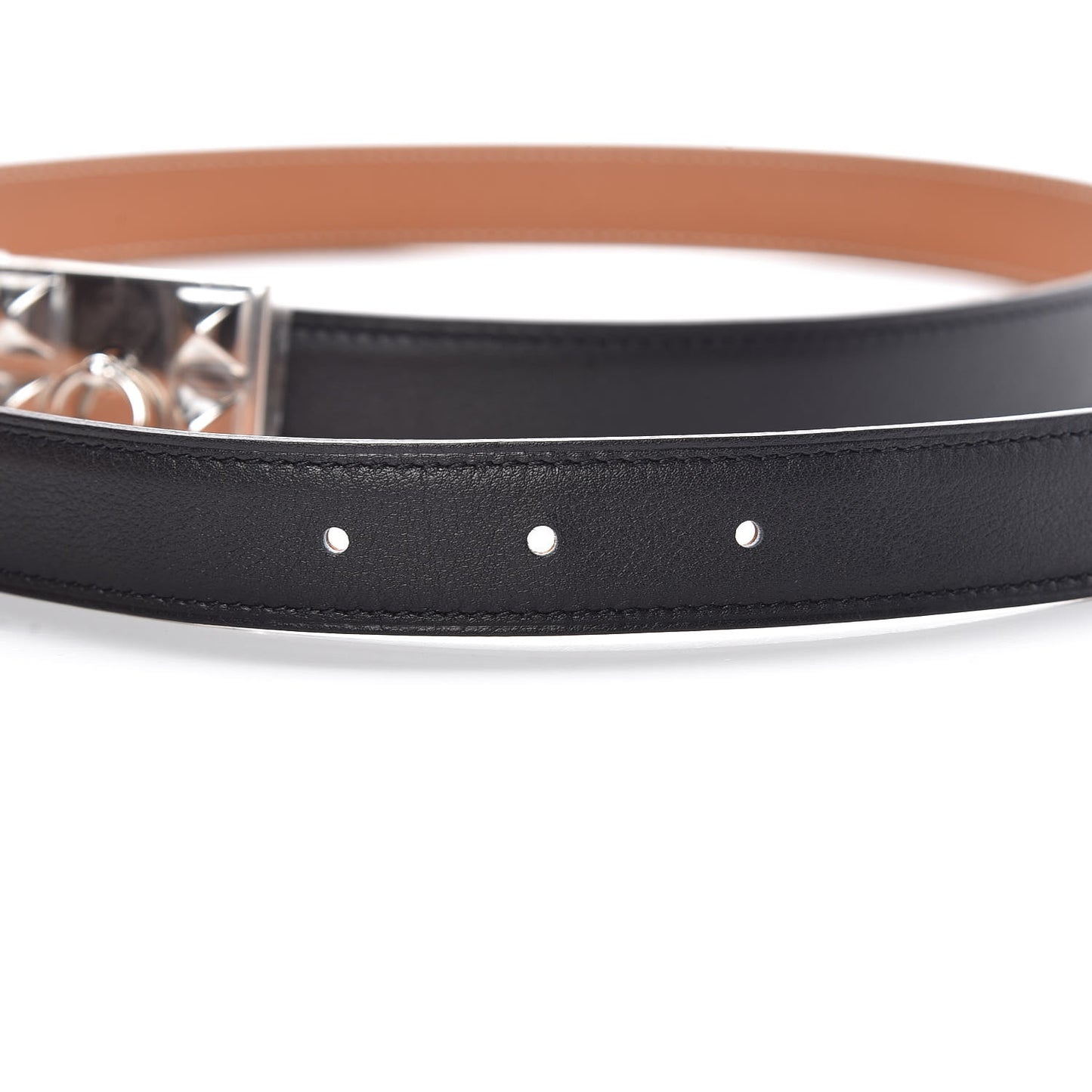 Swift Epsom Collier De Chien 24mm Belt 90 Black Gold