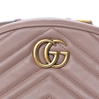 Gucci Calfskin Matelasse GG Marmont Belt Bag 85 34 Porcelain Rose 12 of 12
