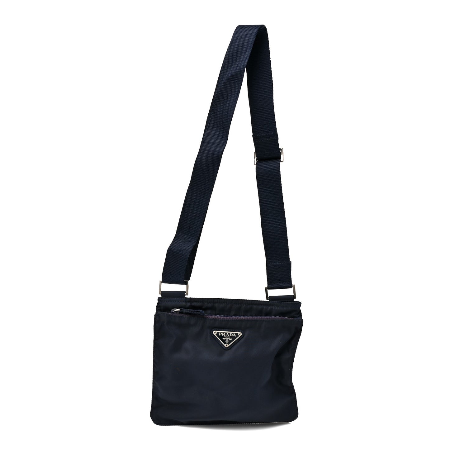 Nylon Small Flat Messenger Bag Baltico