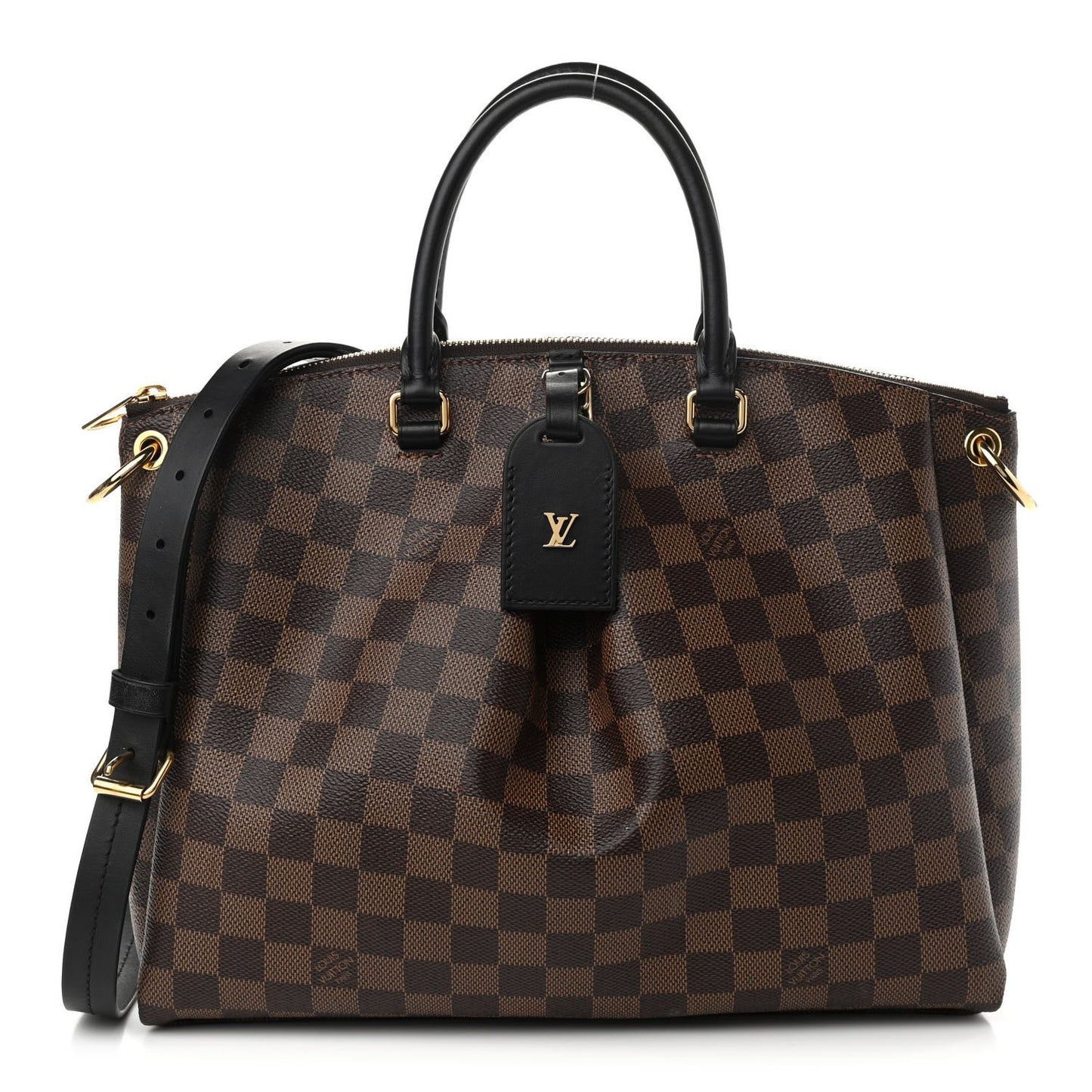 Damier Ebene Odeon Tote MM Black