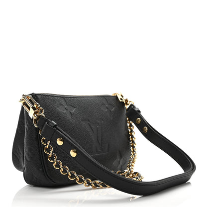 Louis Vuitton Empreinte Monogram Giant Multi Pochette Accessories Black 3 of 8