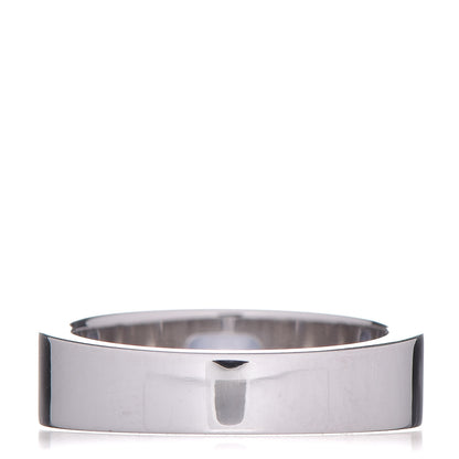 Cartier 18K White Gold Chalcedony Tank Ring 49 5 4 of 5