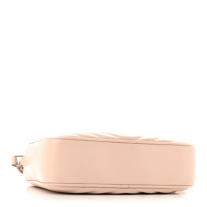 Saint Laurent Calfskin Matelasse Monogram Lou Camera Bag Marble Pink 4 of 10