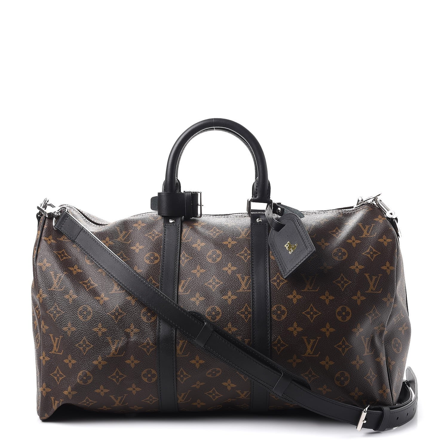 Louis Vuitton Monogram Macassar Keepall Bandouliere 45 1 of 8